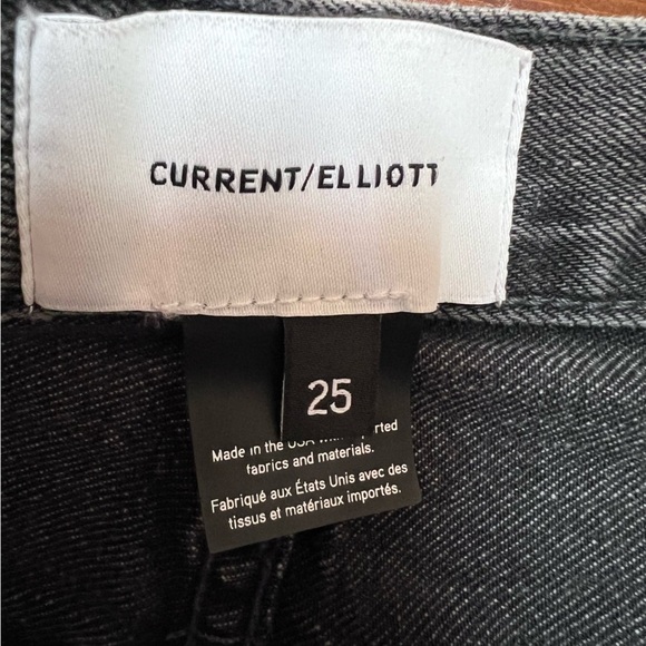 Current/Elliott Grey The Vintage Cropped Slim in Faulkner Size 25 - Picture 5 of 8
